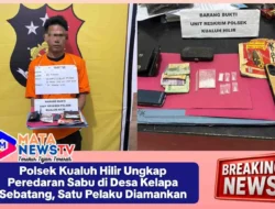Polsek Kualuh Hilir Ungkap Peredaran Sabu di Desa Kelapa Sebatang, Satu Pelaku Diamankan