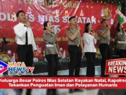 Keluarga Besar Polres Nias Selatan Rayakan Natal, Kapolres Tekankan Penguatan Iman dan Pelayanan Humanis