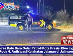 Polres Batu Bara Gelar Patroli Kota Presisi Blue Light Roda 4, Antisipasi Kejahatan Jalanan di Jalinsum