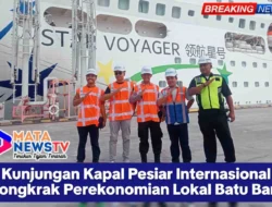 Kunjungan Kapal Pesiar Internasional Dongkrak Perekonomian Lokal Batu Bara