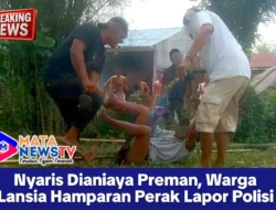 Nyaris Dianiaya Preman, Warga Lansia Hamparan Perak Lapor Polisi