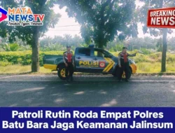 Patroli Rutin Roda Empat Polres Batu Bara Jaga Keamanan Jalinsum