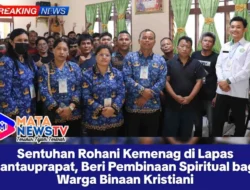 Sentuhan Rohani Kemenag di Lapas Rantauprapat, Beri Pembinaan Spiritual bagi Warga Binaan Kristiani
