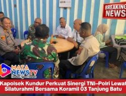 Kapolsek Kundur Perkuat Sinergi TNI–Polri Lewat Silaturahmi Bersama Koramil 03 Tanjung Batu