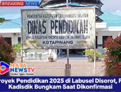 Pendidikan 2025 di Labusel Disorot, Plt Kadisdik Bungkam Saat Dikonfirmasi