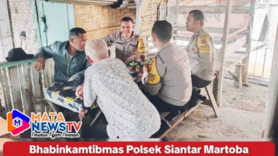Bhabinkamtibmas Polsek Siantar Martoba Sosialisasi Pencegahan Kebakaran kepada Warga