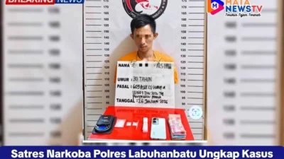 Satres Narkoba Polres Labuhanbatu Ungkap Kasus Sabu di Kuala Bangka, Satu Tersangka Diamankan