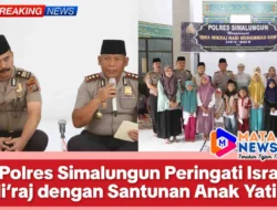 Polres Simalungun Peringati Isra Mi’raj dengan Santunan Anak Yatim