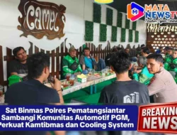Sat Binmas Polres Pematangsiantar Sambangi Komunitas Automotif PGM, Perkuat Kamtibmas dan Cooling System