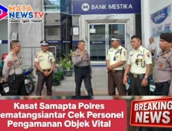 Kasat Samapta Polres Pematangsiantar Cek Personel Pengamanan Objek Vital