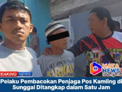 Pelaku Pembacokan Penjaga Pos Kamling di Sunggal Ditangkap dalam Satu Jam