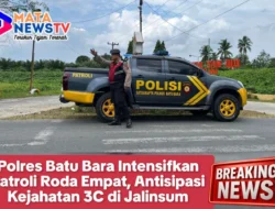 Polres Batu Bara Intensifkan Patroli Roda Empat, Antisipasi Kejahatan 3C di Jalinsum