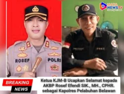 Ketua KJM-B Ucapkan Selamat kepada AKBP Rosef Efendi sebagai Kapolres Pelabuhan Belawan