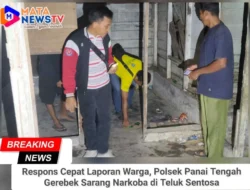 Respons Cepat Laporan Warga, Polsek Panai Tengah Gerebek Sarang Narkoba di Teluk Sentosa