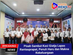 Pisah Sambut Kasi Giatja Lapas Rantauprapat, Penuh Haru dan Makna Kekeluargaan