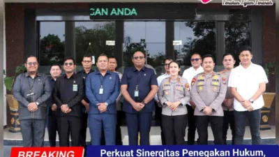 Perkuat Sinergitas Penegakan Hukum, Kapolres Karimun Silaturahmi ke Pengadilan Negeri Tanjung Balai Karimun