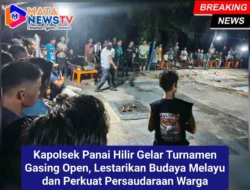 Kapolsek Panai Hilir Gelar Turnamen Gasing Open, Lestarikan Budaya Melayu dan Perkuat Persaudaraan Warga