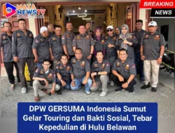 DPW GERSUMA Indonesia Sumut Gelar Touring dan Bakti Sosial, Tebar Kepedulian di Hulu Belawan