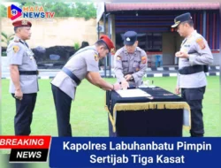 Kapolres Labuhanbatu Pimpin Sertijab Tiga Kasat