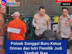 Polsek Sunggal Buru Ketua Ormas dan Istri Pemilik Judi Tembak Ikan