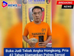 Buka Judi Tebak Angka Hongkong, Pria 42 Tahun Diamankan Polres Sergai
