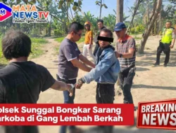 Polsek Sunggal Bongkar Sarang Narkoba di Gang Lembah Berkah