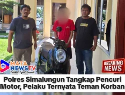 Polres Simalungun Tangkap Pencuri Motor, Pelaku Ternyata Teman Korban
