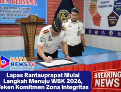 Lapas Rantauprapat Mulai Langkah Menuju WBK 2026, Teken Komitmen Zona Integritas