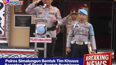 Polres Simalungun Bentuk Tim Khusus Berantas Judi Togel, Bantah Pembiaran