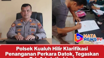 Polsek Kualuh Hilir Klarifikasi Penanganan Perkara Datok, Tegaskan Tak Ada Intimidasi