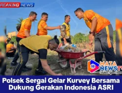 Polsek Sergai Gelar Kurvey Bersama Dukung Gerakan Indonesia ASRI