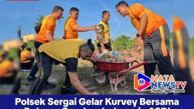 Polsek Sergai Gelar Kurvey Bersama Dukung Gerakan Indonesia ASRI