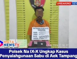 Polsek Na IX-X Ungkap Kasus Penyalahgunaan Sabu di Aek Tampang