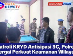 Patroli KRYD Antisipasi 3C, Polres Sergai Perkuat Keamanan Wilayah