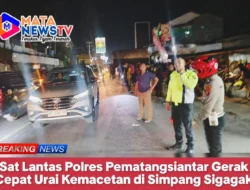 Sat Lantas Polres Pematangsiantar Gerak Cepat Urai Kemacetan di Simpang Sigagak