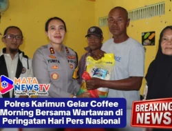 Polres Karimun Gelar Coffee Morning Bersama Wartawan di Peringatan Hari Pers Nasional