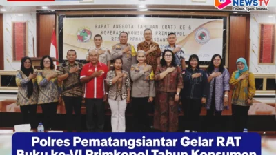 Polres Pematangsiantar Gelar RAT Buku ke-VI Primkopol Tahun Konsumen