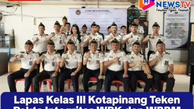 Lapas Kelas III Kotapinang Teken Pakta Integritas WBK dan WBBM