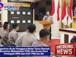 Kapolres Aceh Tenggara Gelar Temu Ramah Bersama Mahasiswa STIK dan Insan Pers Peringati HPN dan HUT PWI ke-80