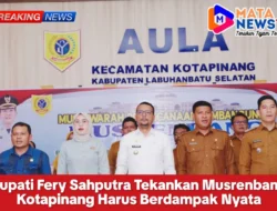 Bupati Fery Sahputra Tekankan Musrenbang Kotapinang Harus Berdampak Nyata