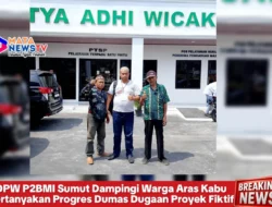 DPW P2BMI Sumut Dampingi Warga Aras Kabu Pertanyakan Progres Dumas Dugaan Proyek Fiktif