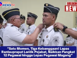 “Satu Momen, Tiga Kebanggaan! Lapas Rantauprapat Lantik Pejabat, Naikkan Pangkat 12 Pegawai hingga Lepas Pegawai Magang”