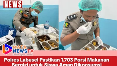Polres Labusel Pastikan 1.703 Porsi Makanan Bergizi untuk Siswa Aman Dikonsumsi