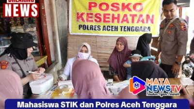Mahasiswa STIK dan Polres Aceh Tenggara Gelar Trauma Healing bagi Anak Korban Banjir