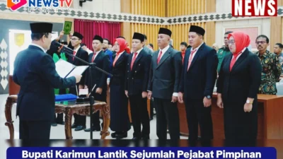 Bupati Karimun Lantik Sejumlah Pejabat Pimpinan Tinggi Pratama, Perkuat Kinerja Pemerintahan Daerah