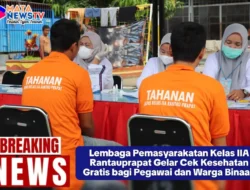 Lembaga Pemasyarakatan Kelas IIA Rantauprapat Gelar Cek Kesehatan Gratis bagi Pegawai dan Warga Binaan