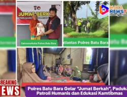 Polres Batu Bara Gelar “Jumat Berkah”, Padukan Patroli Humanis dan Edukasi Kamtibmas