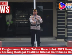 Apel Pengamanan Malam Tahun Baru Imlek 2577 Kongzili, Polres Serdang Bedagai Pastikan Situasi Kamtibmas Kondusif