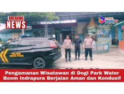Pengamanan Wisatawan di Dogi Park Water Boom Indrapura Berjalan Aman dan Kondusif