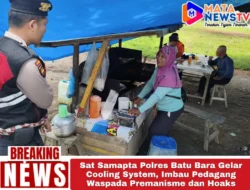 Sat Samapta Polres Batu Bara Gelar Cooling System, Imbau Pedagang Waspada Premanisme dan Hoaks